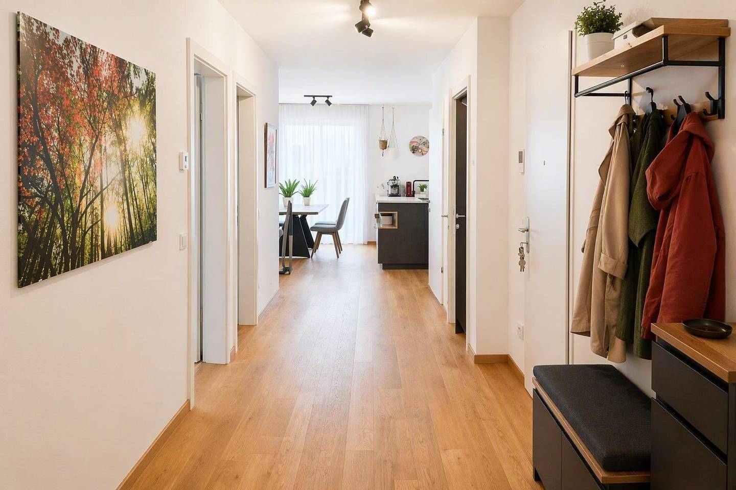 Modern garden apartment with terrace and private garden
