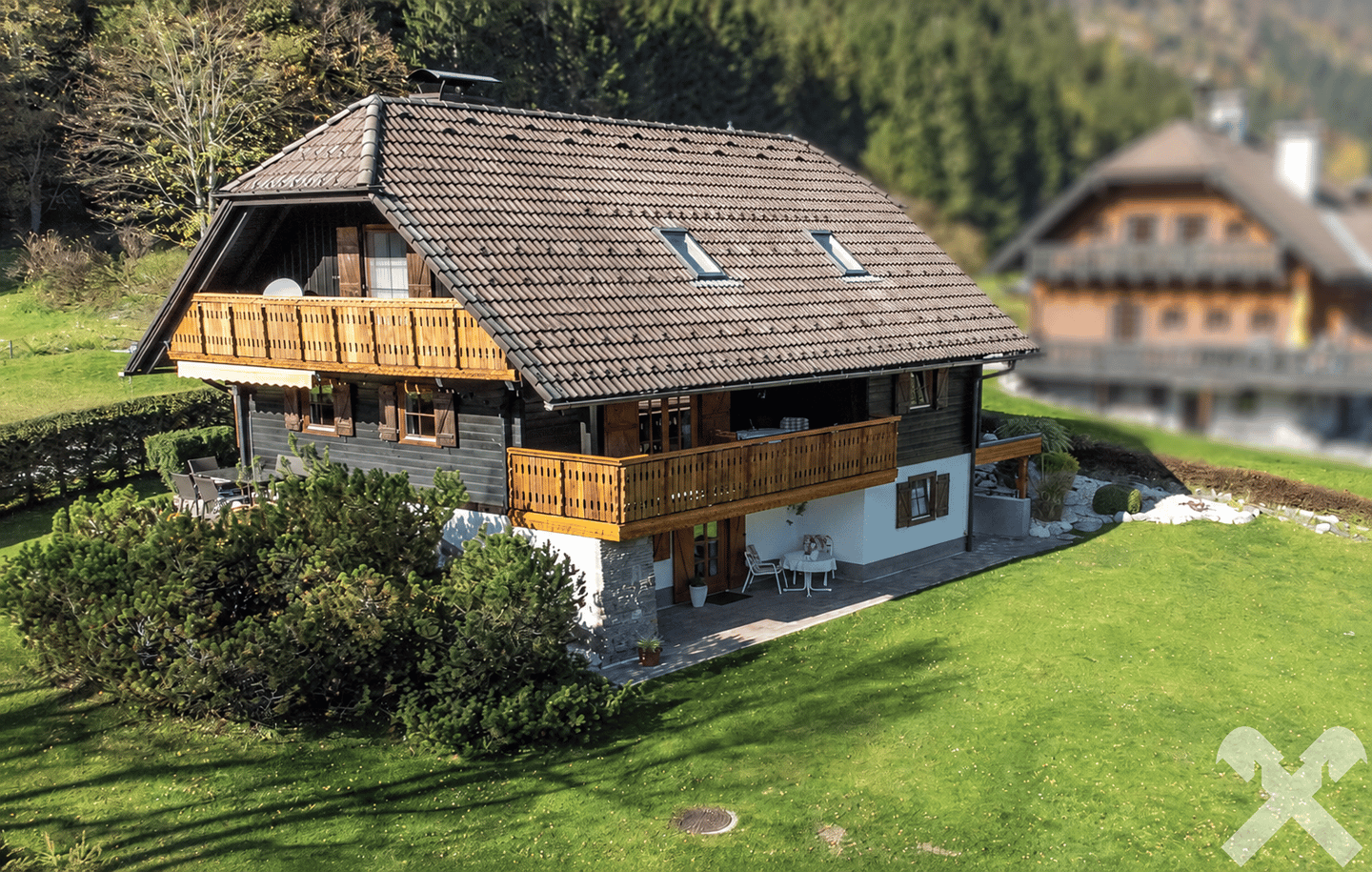 Chalet mit Garten und Bergblick direkt am Skilift