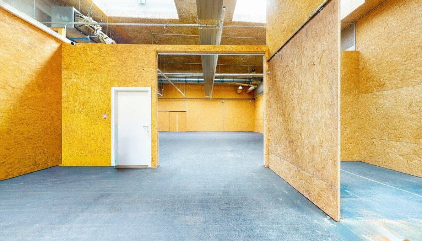 Commercial hall with sectional door in Business Park Klagenfurt Airport