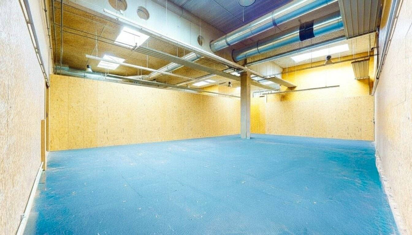 Commercial hall with sectional door in Business Park Klagenfurt Airport
