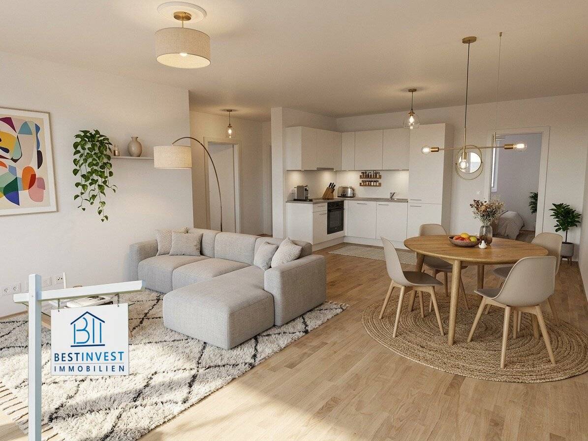 Moderne Erstbezugsw Wohnung mit Parkett und Fußbodenheizung