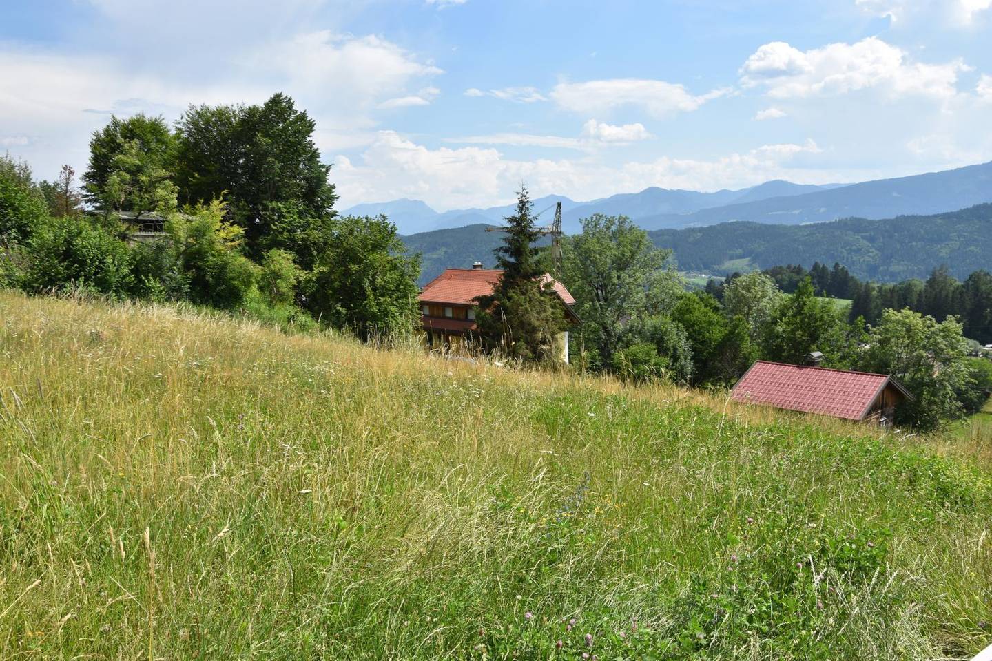 Sonniges Baugrundstück mit Seeblick am Millstätter See