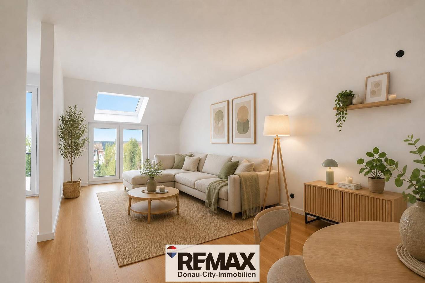 Penthouse apartment with 33 m² terrace and underfloor heating