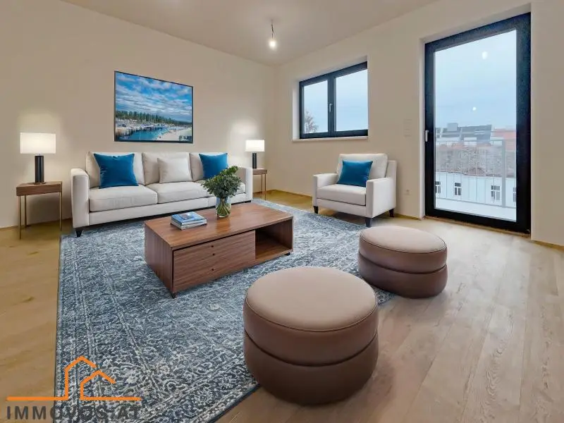 Neubauwohnung mit Balkon im ruhigen Innenhof