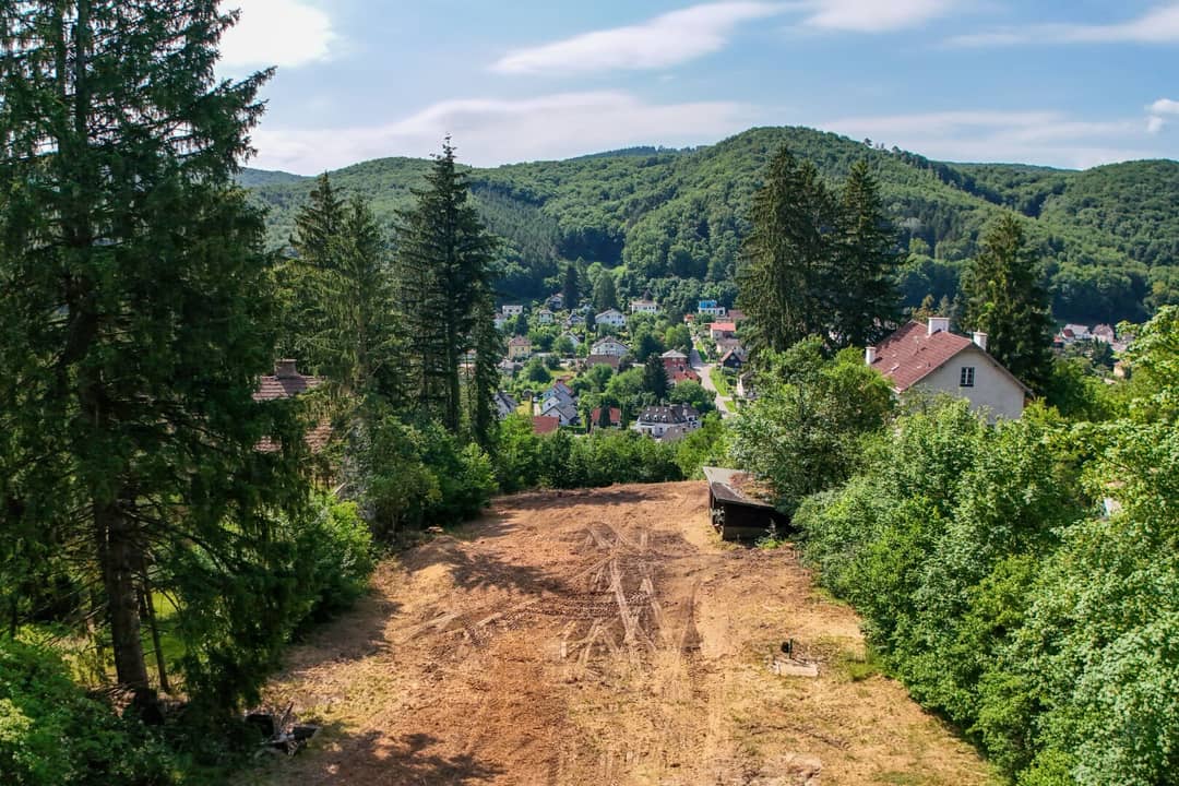 Bauplatz mit Südausrichtung und Fernblick am Sagberg