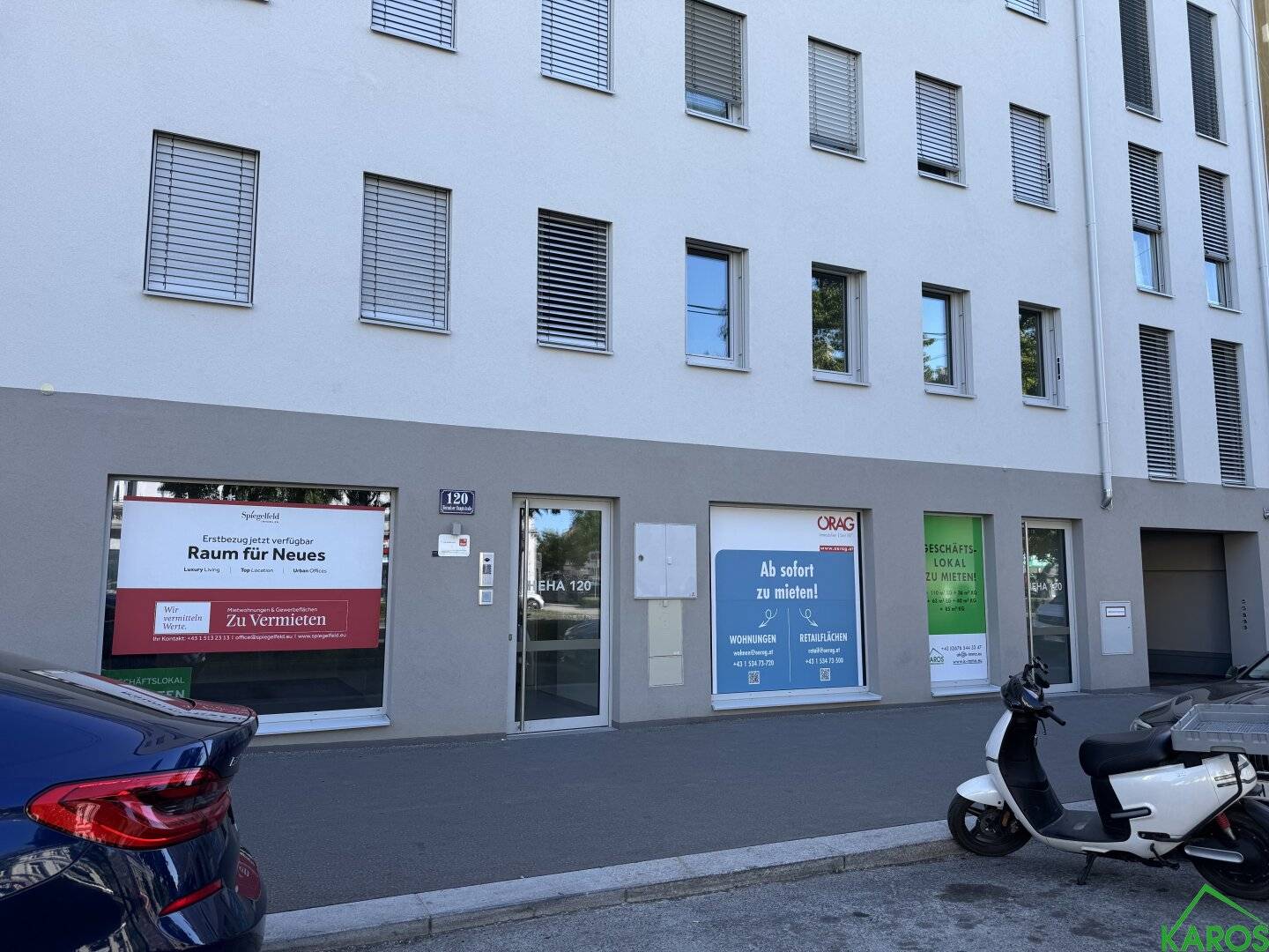 First Occupancy Retail Space with Underfloor Heating on Hernalser Hauptstraße