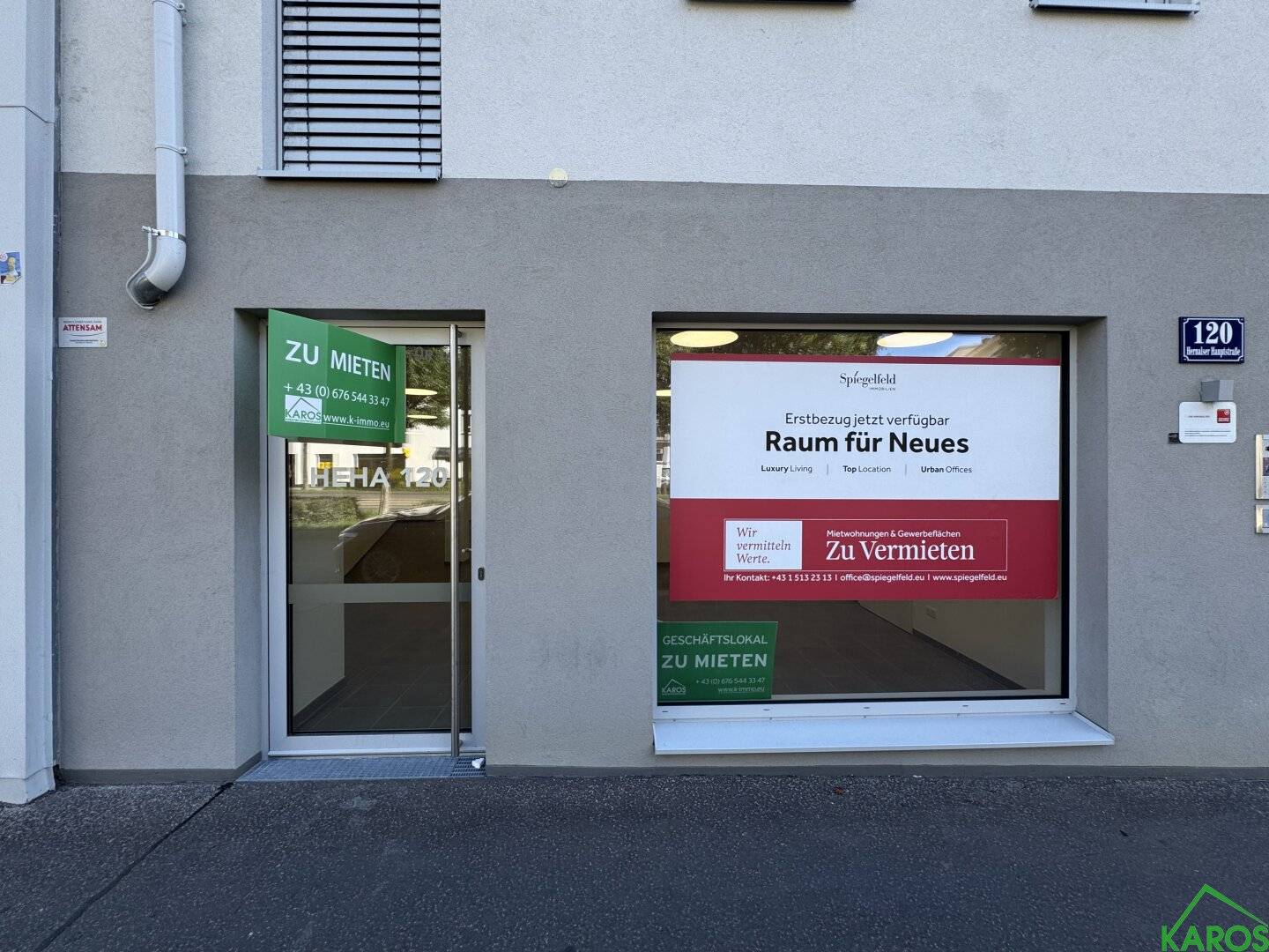 First Occupancy Retail Space with Underfloor Heating on Hernalser Hauptstraße