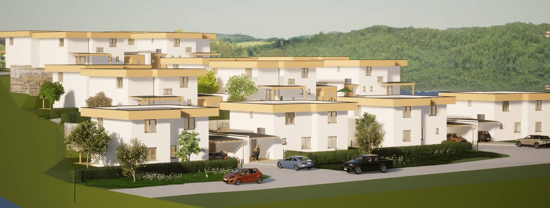 Modernes Reihenhaus mit Garten und Carport