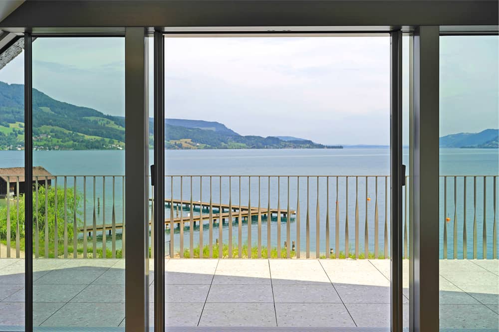 Dachgeschosswohnung mit Seeblick und privatem Seezugang