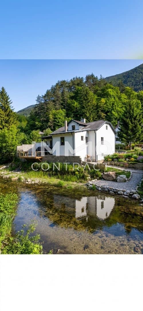Einfamilienhaus mit Terrasse und Grünblick am Waldrand