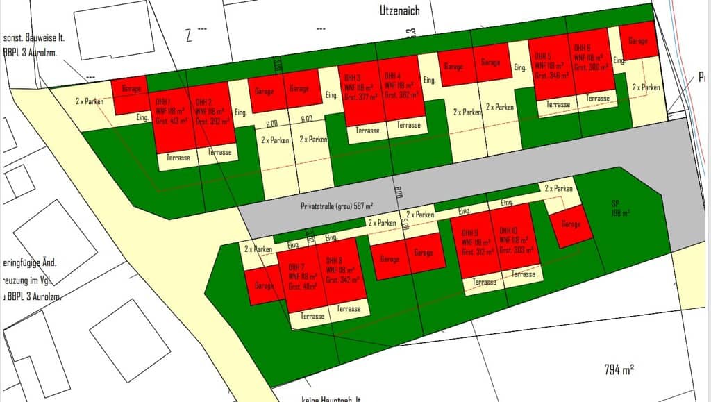 Moderne Doppelhaushälfte in ruhiger Grünlage an der Antiesen