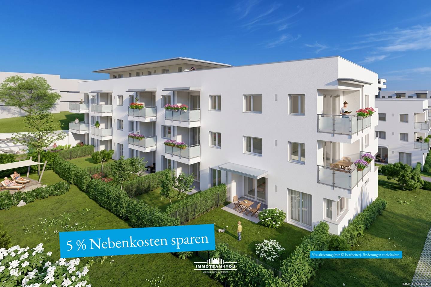 Apartment with balcony in a quiet location