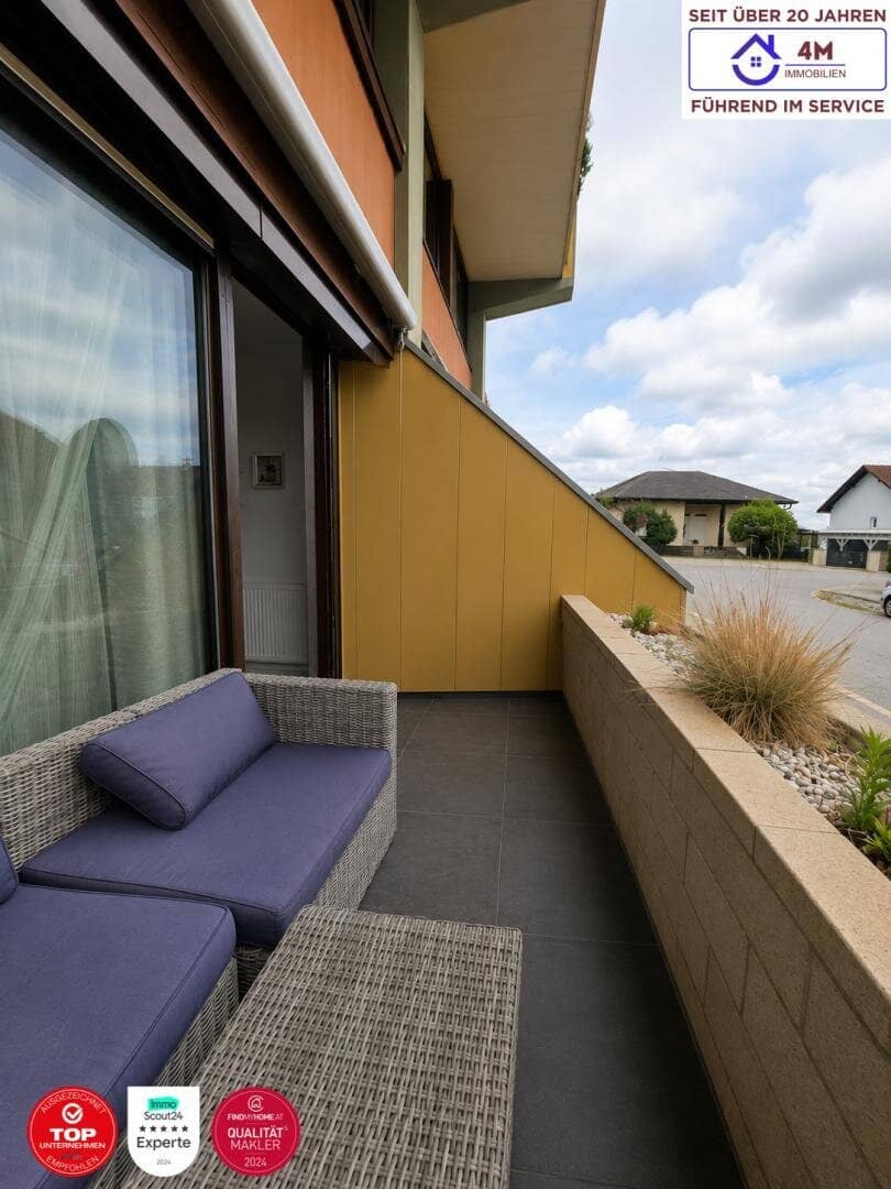 Maisonettewohnung mit Balkon und Garagenstellplatz