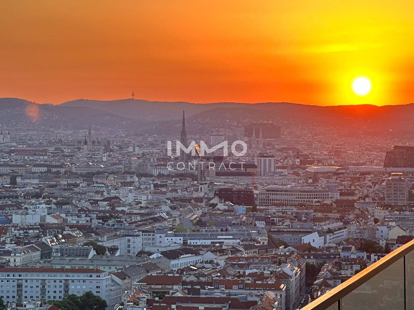 Penthouse mit Balkon und Blick über Wien