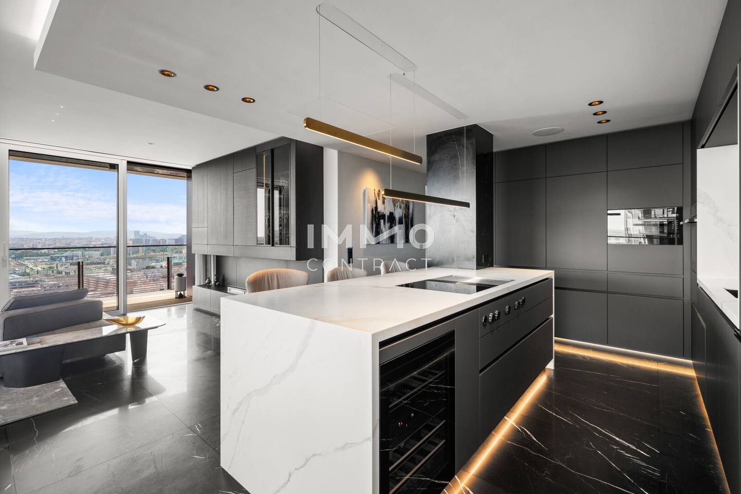 Penthouse mit Balkon und Blick über Wien