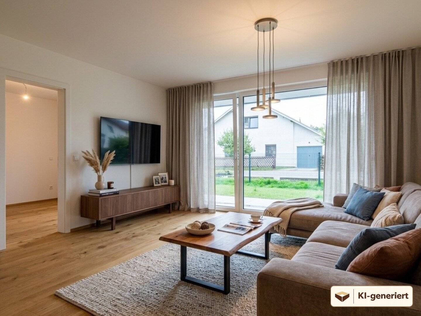Garden included – modern 2-room apartment for first occupancy