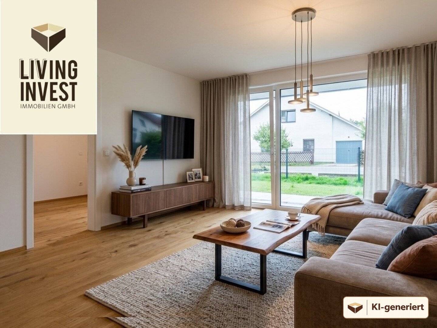 Garden included – modern 2-room apartment for first occupancy