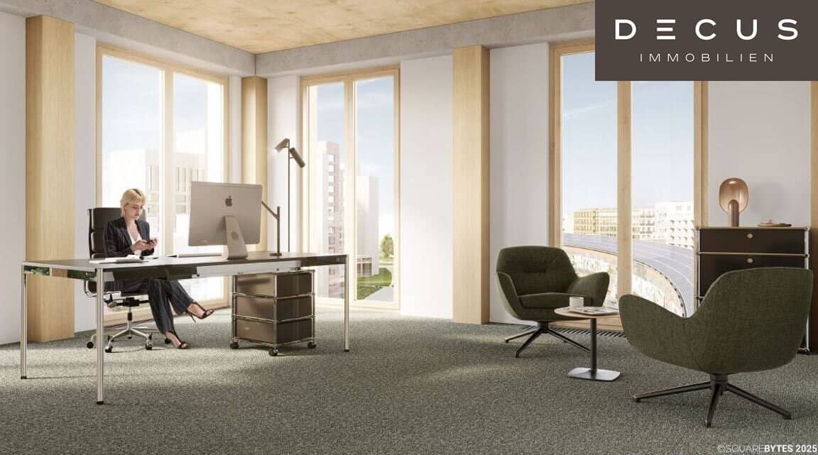 Bürogebäude mit Dachterrassen im Village im Dritten