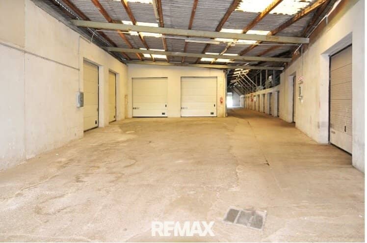 Rented garage box with steady rental income