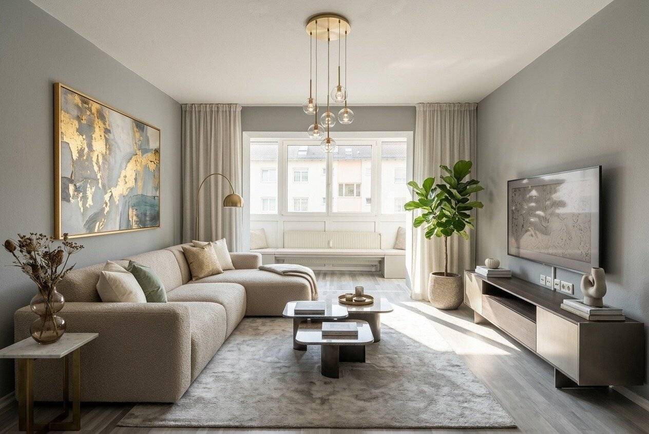 Helle Wohnung mit Loggia in Sieglanger