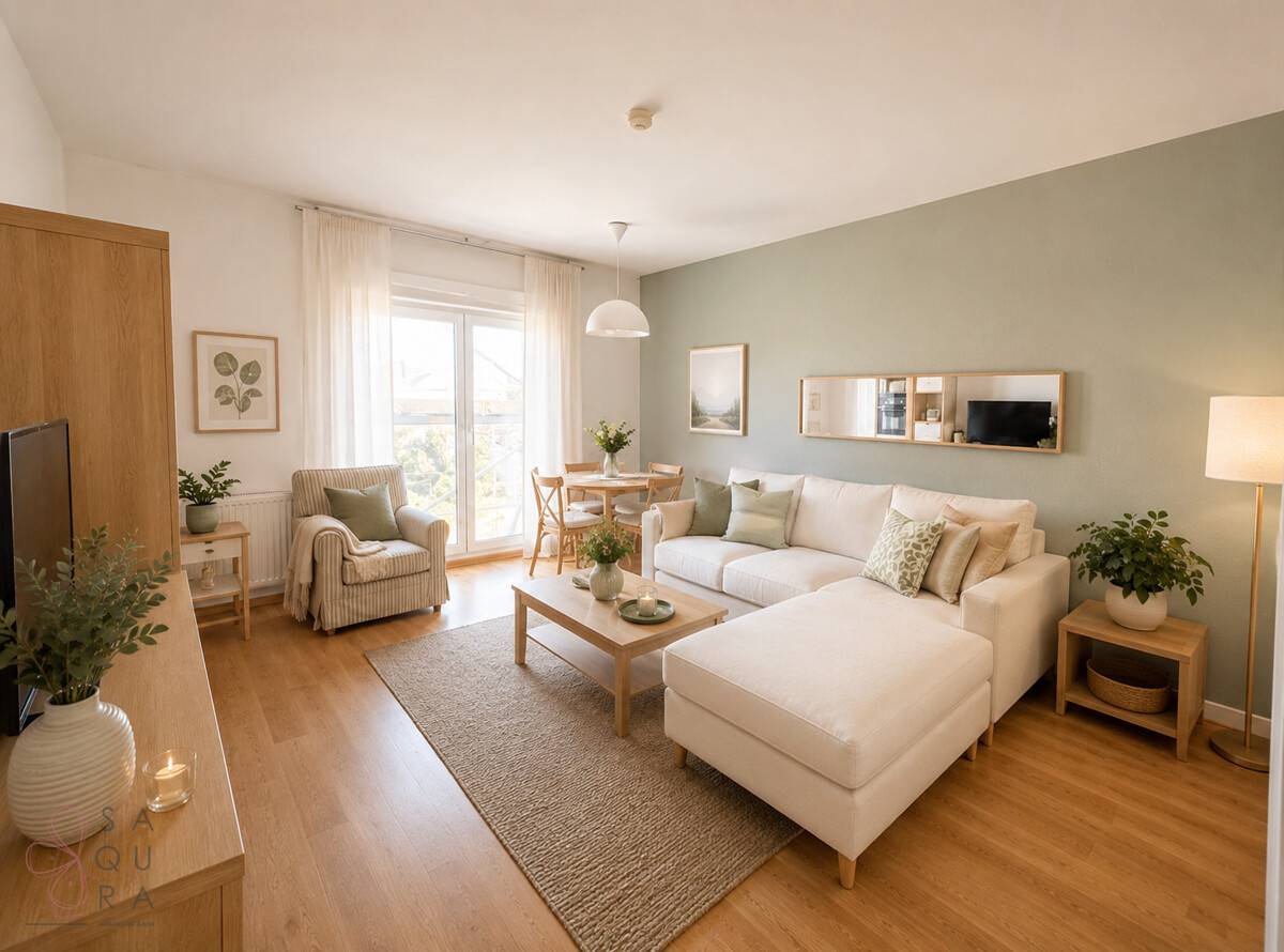 Bright 2-Room Apartment with Western View and Elevator on 6th Floor