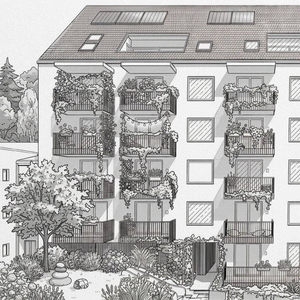 Neubauwohnung mit Balkon und Süd-Ausrichtung