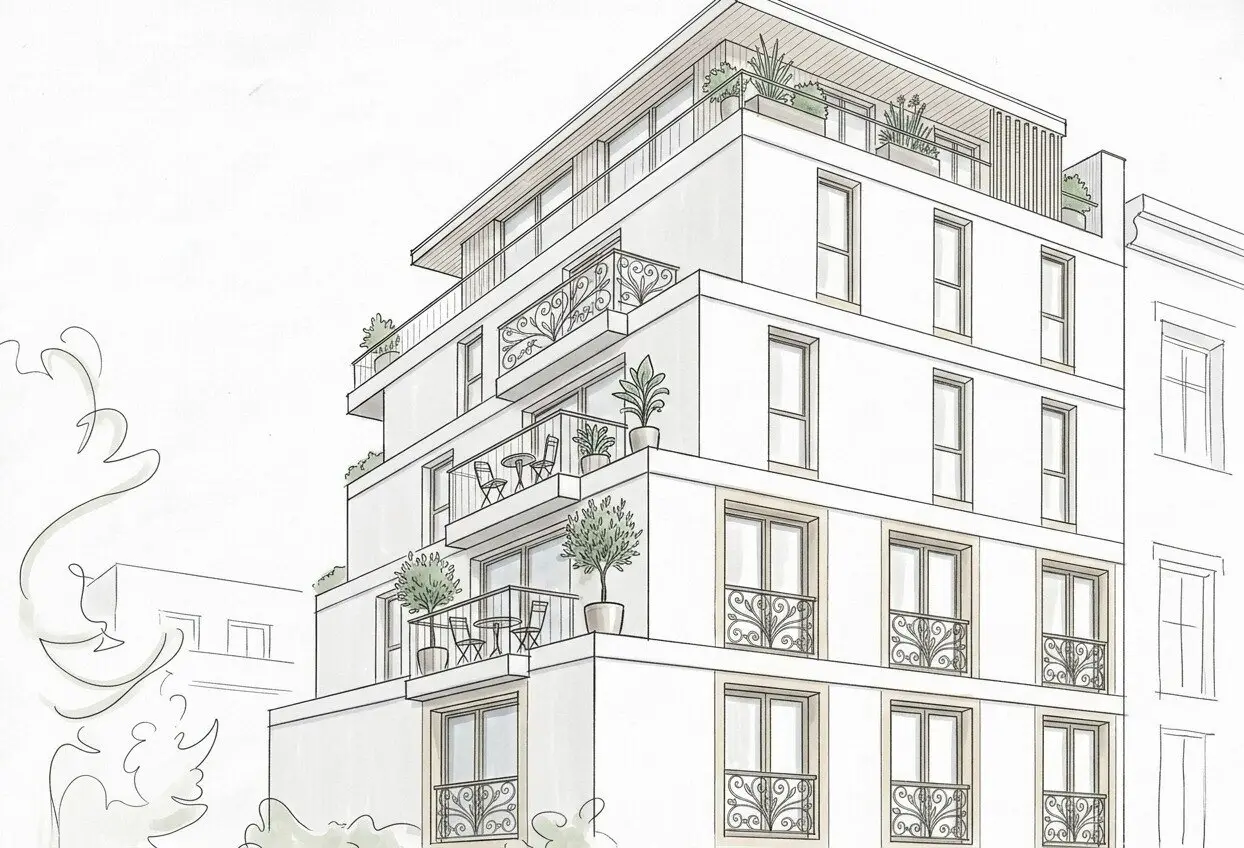 Neubauwohnung mit Balkon und Lift in zentraler Lage