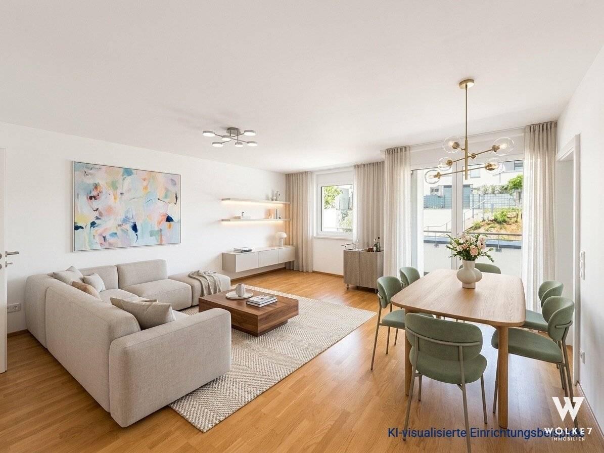 Neubauwohnung mit Balkon und Tiefgarage in ruhiger Lage
