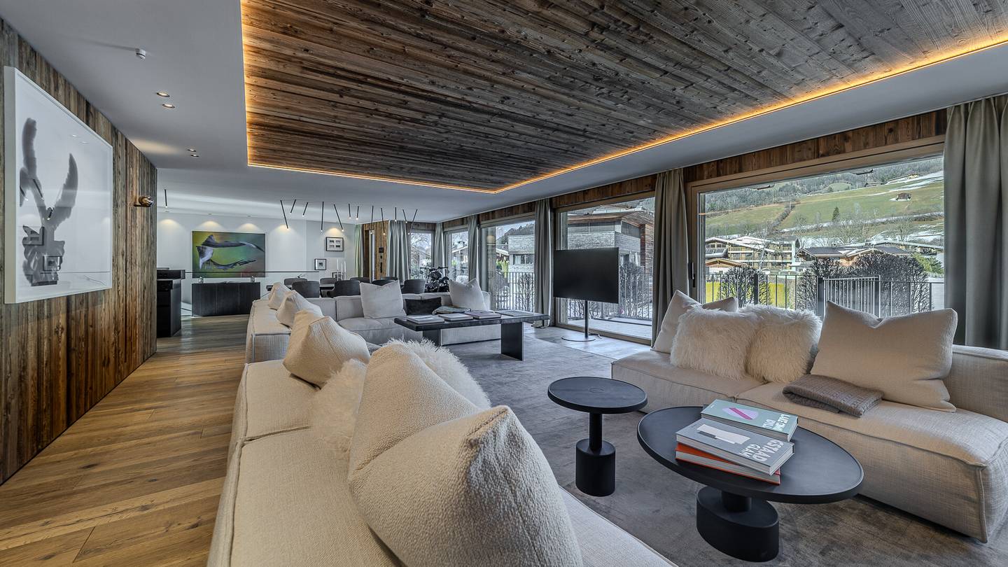 Maisonettewohnung mit Garten Sauna und Bergblick