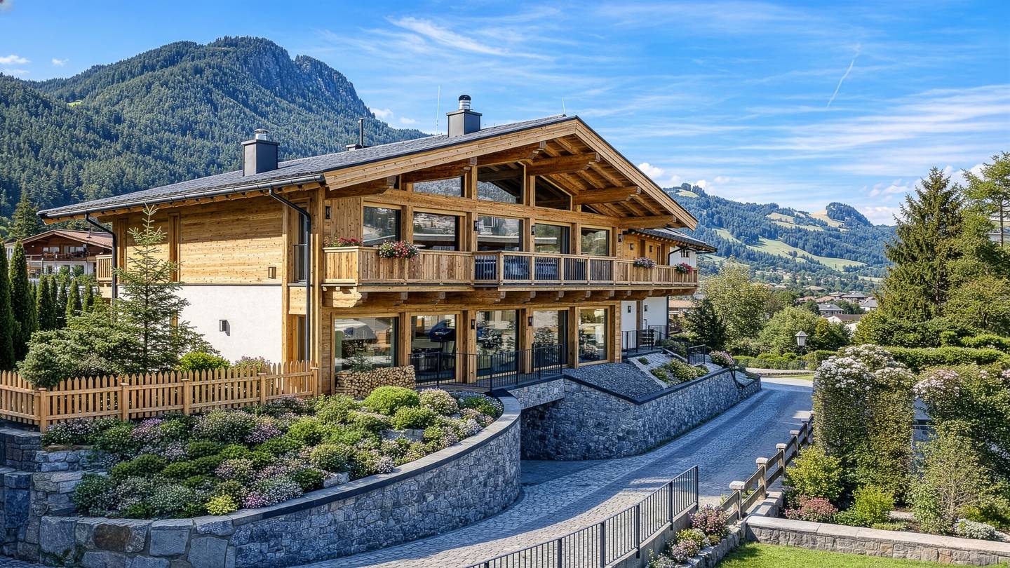 Maisonettewohnung mit Garten Sauna und Bergblick
