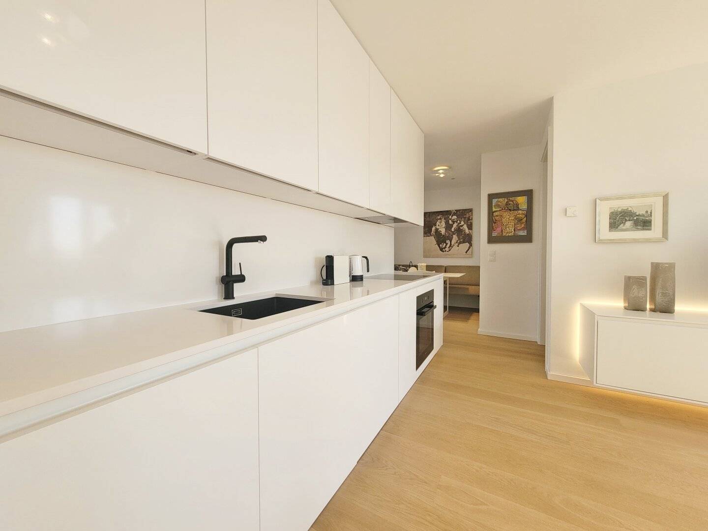Penthouse apartment with large roof terrace and custom furnishings