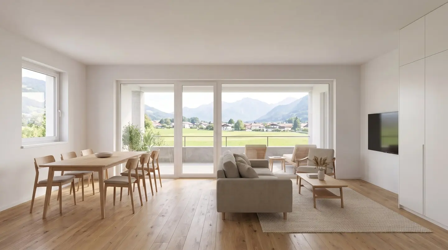 Helle Neubauwohnung mit Loggia in zentraler Lage