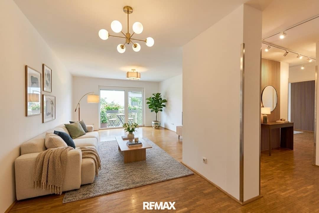 Wohnung mit Westbalkon und Bergblick in zentraler Lage