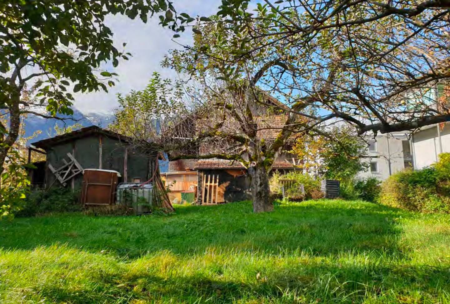 Grundstück mit Garten und Bergblick in Bludenz