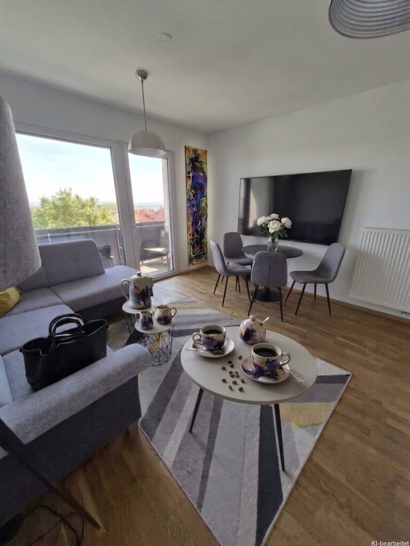 Neubauwohnung mit Balkon und Seeblick