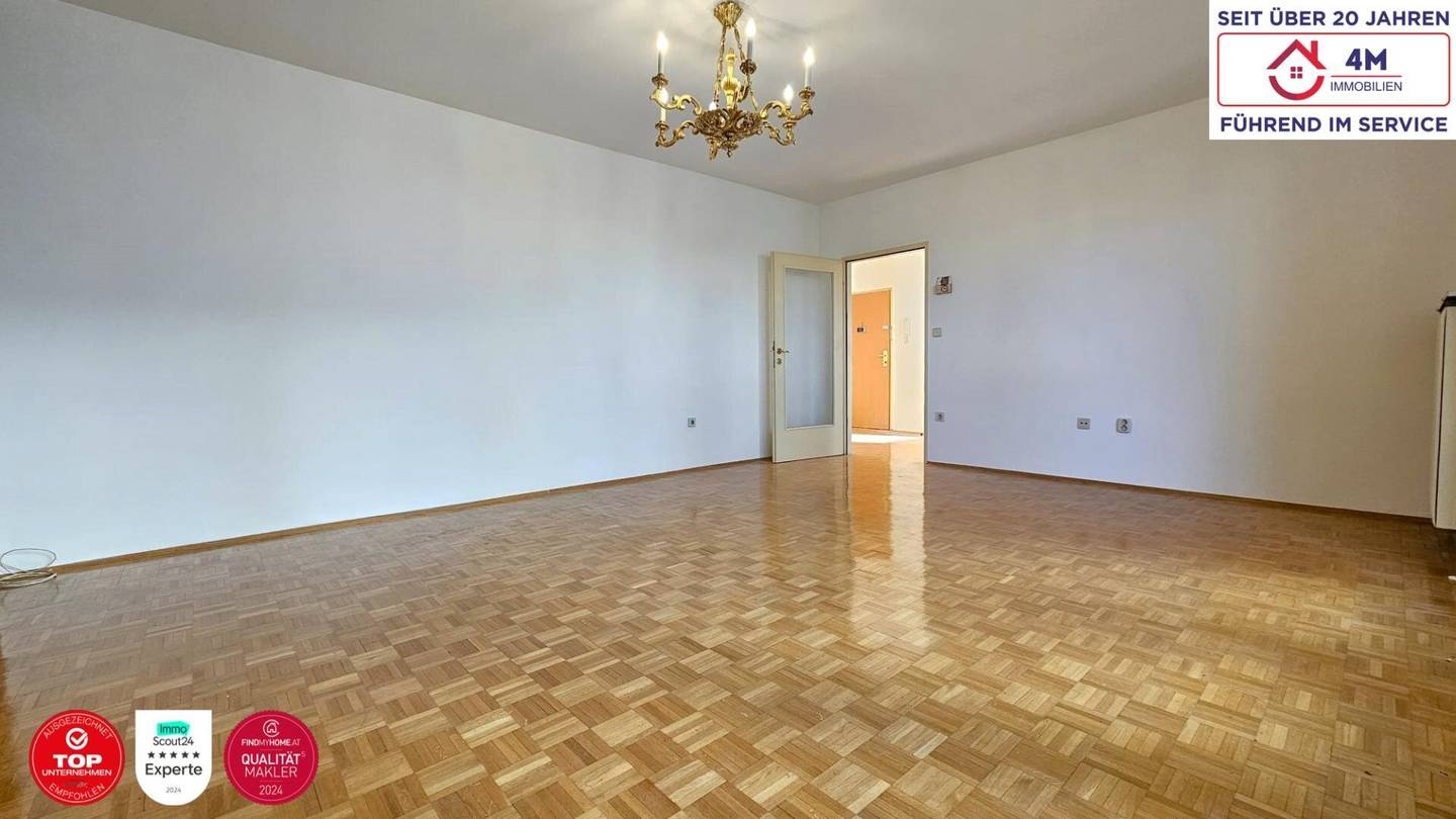 Durchdachte 3-Zimmer-Wohnung mit Loggia in ruhiger Wohnlage