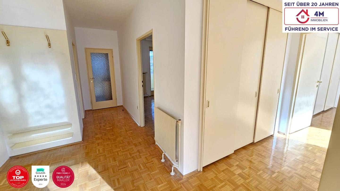 Durchdachte 3-Zimmer-Wohnung mit Loggia in ruhiger Wohnlage