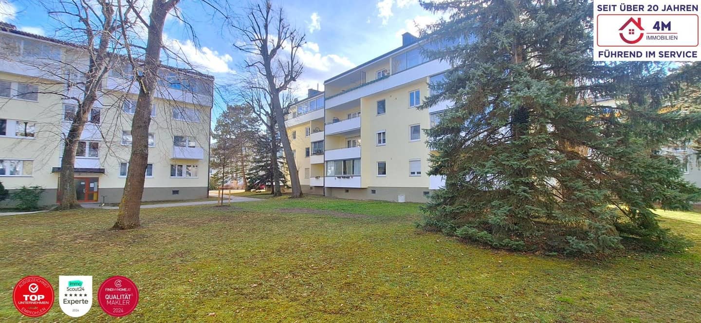 Durchdachte 3-Zimmer-Wohnung mit Loggia in ruhiger Wohnlage
