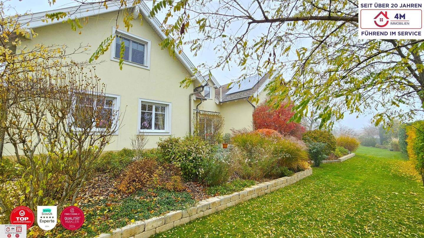 Einfamilienhaus mit Photovoltaik und Designergarten