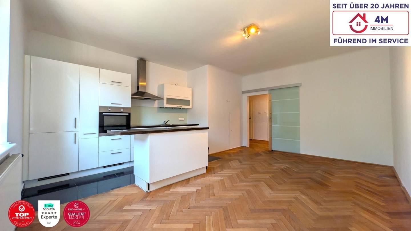 Gepflegte 3 Zimmer Wohnung mit Wohnküche in Döbling