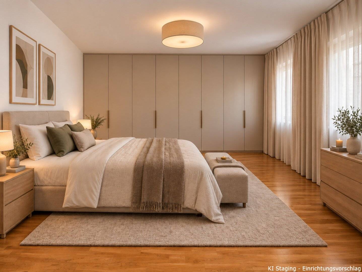 Apartment with garden and two loggias in a central location