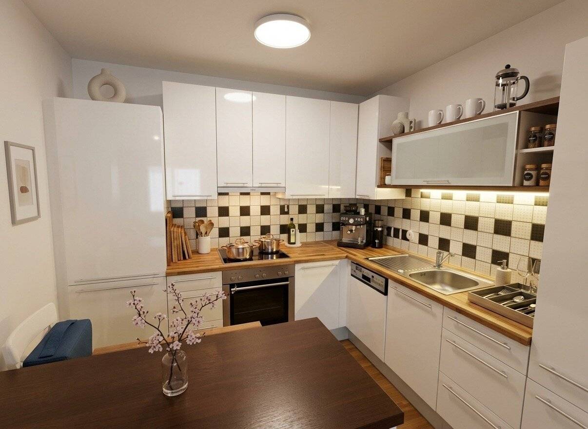 Ground floor apartment with loggia near the lake