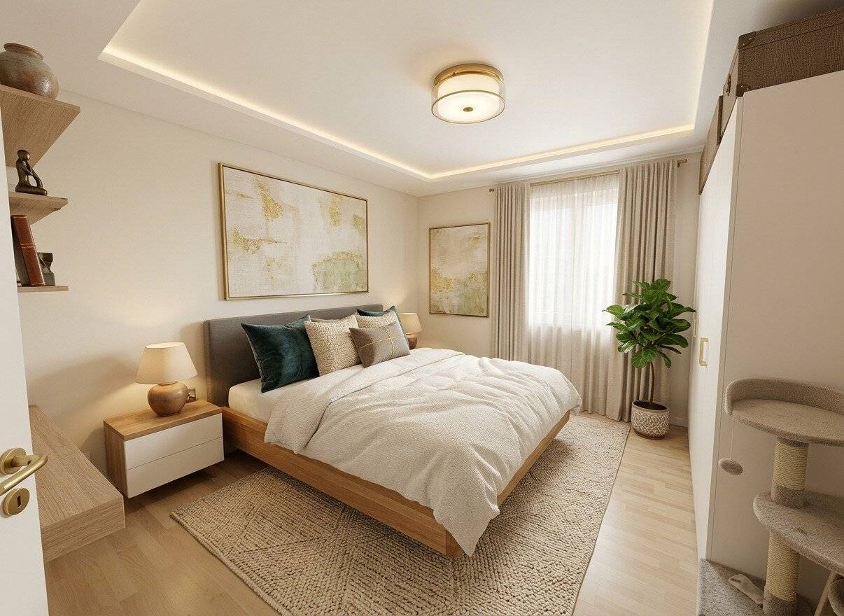 Ground floor apartment with loggia near the lake