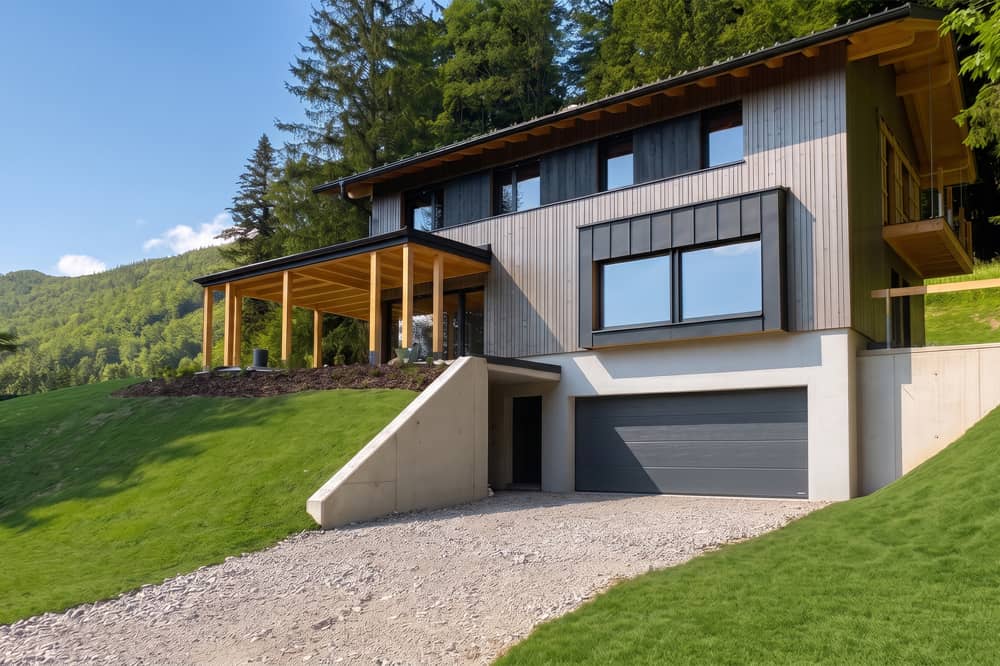 Individuelles Einfamilienhaus mit Garten und Terrassen in der Fuschlseeregion