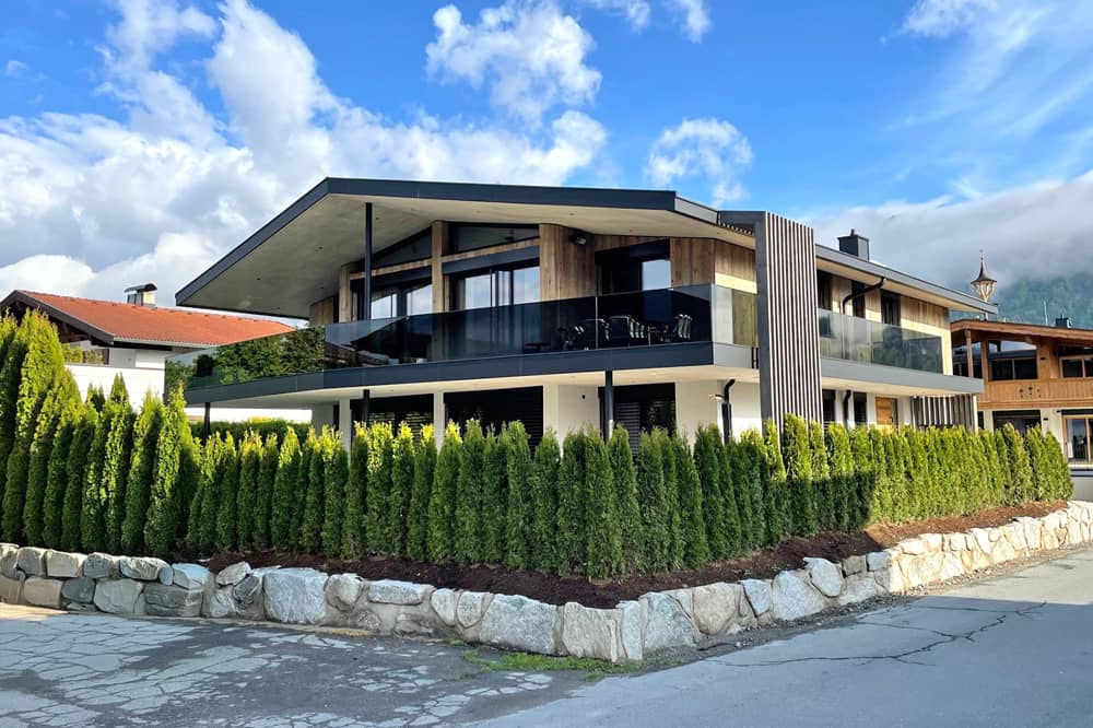 Garten Maisonette mit Pool und Hornblick