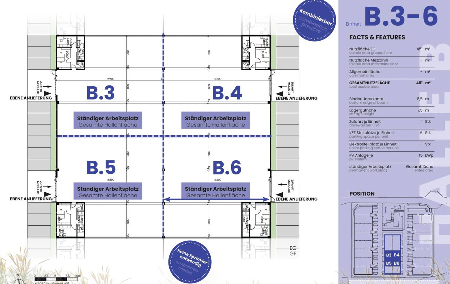 Commercial Space with Photovoltaics and Loading Ramps in Neusiedl am See