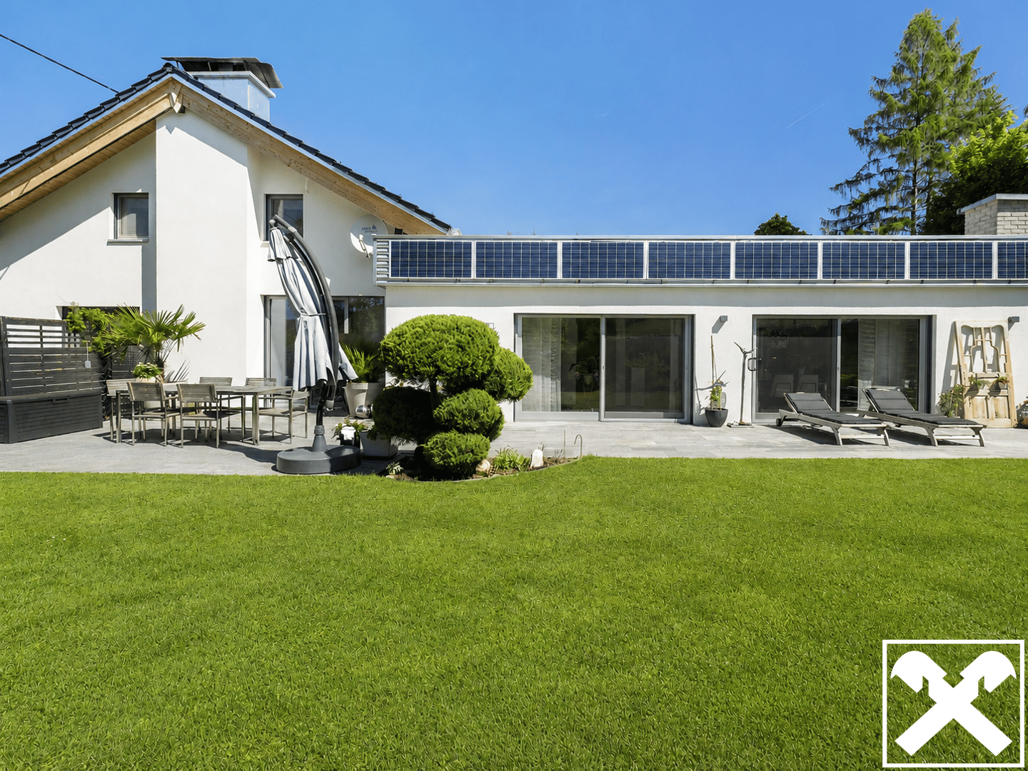 Haus mit Panoramablick und Garten am Millstätter See