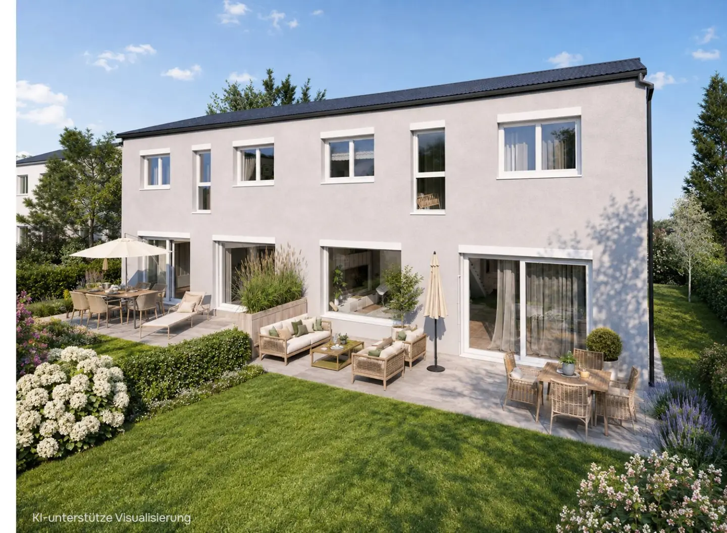Doppelhaushälfte mit Eigengarten und PV Anlage in Bad Vöslau
