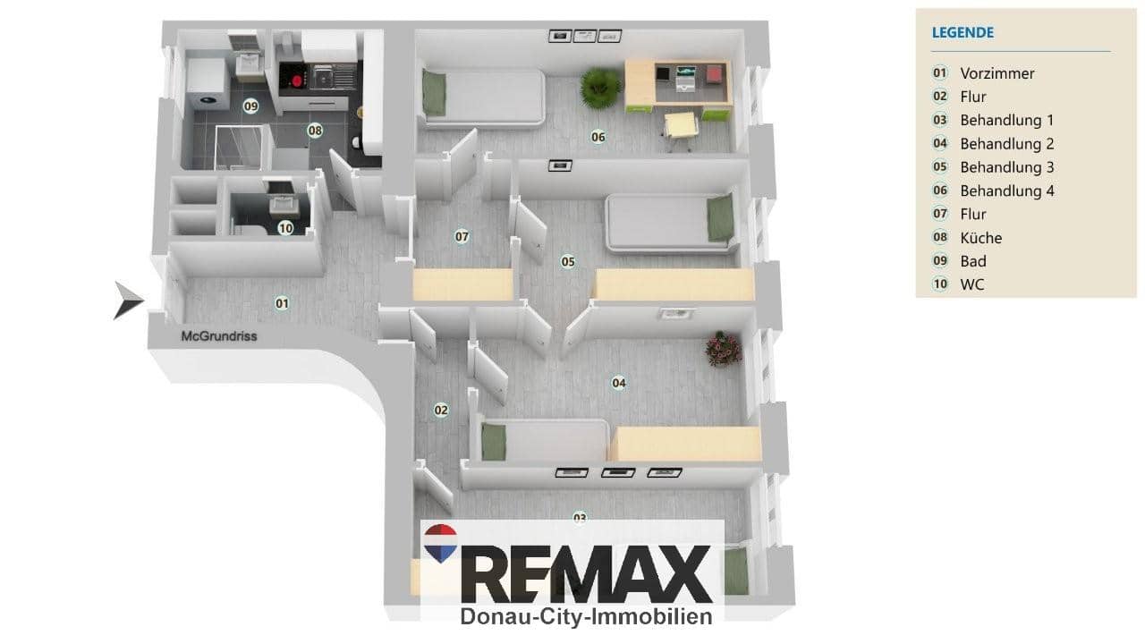 Charming Altbau Office with Double Doors in Penzing