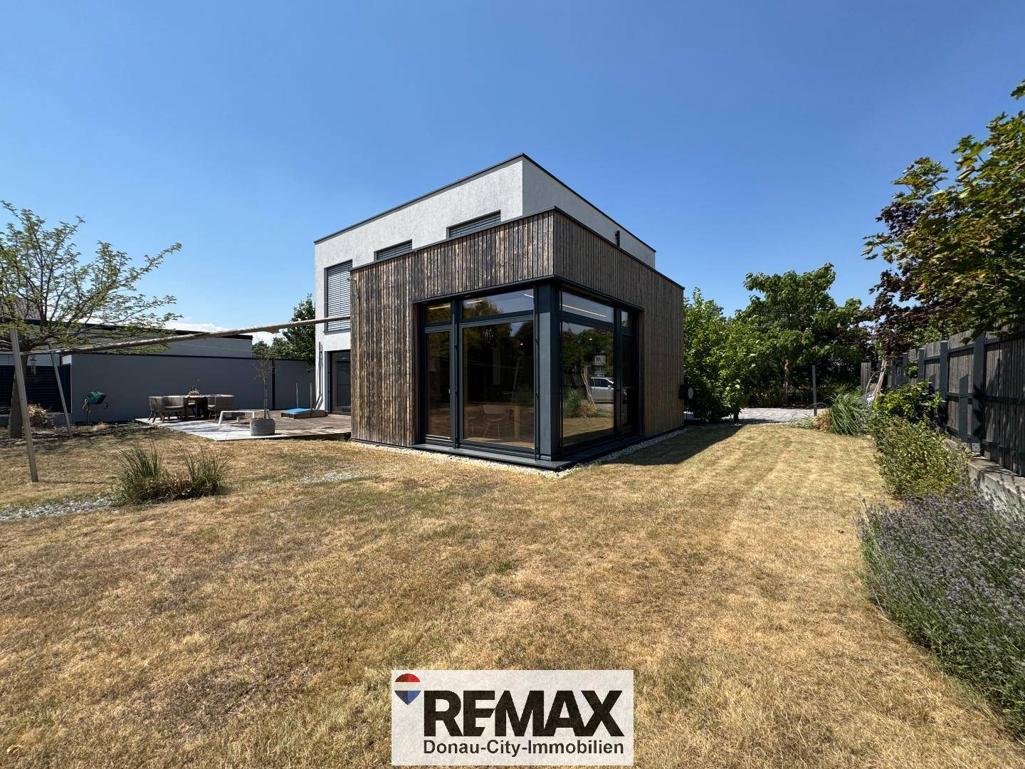 Modern family house with garden and terrace